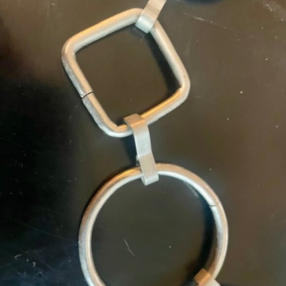 Vintage 1960s Geometric Chain Belt main image 2